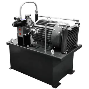 China Brand High-Pressure Hydraulic Power Pack Unit New Condition Carbon Steel Material 1-Year Warranty