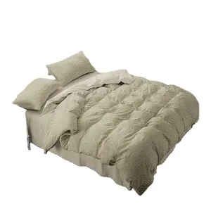 豪华工厂批发1800tc埃及棉印花超细纤维面料床上用品7件套床上用品