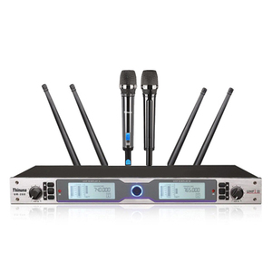 Sistema de Micrófono Inalámbrico Profesional de Doble Canal Thinuna UR-288 True Diversity, de Aluminio, para Actuaciones <span class=keywords><strong>en</strong></span> Vivo - Product Image 2
