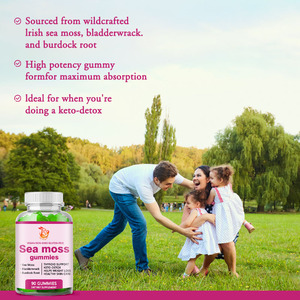 Best Selling Sea Moss Gummies with Organic Irish Sea Moss Organic Bladderwrack Digestive Support Gummies Natural Supplements - Product Image 6