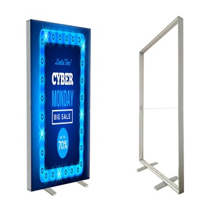 Backlit 9.8x7.4ft seg Modular quảng cáo thương mại hiển thị triển lãm sự kiện kinh doanh LED Light Box hiển thị đứng <span class=keywords><strong>Backdrop</strong></span> - Product Image 3