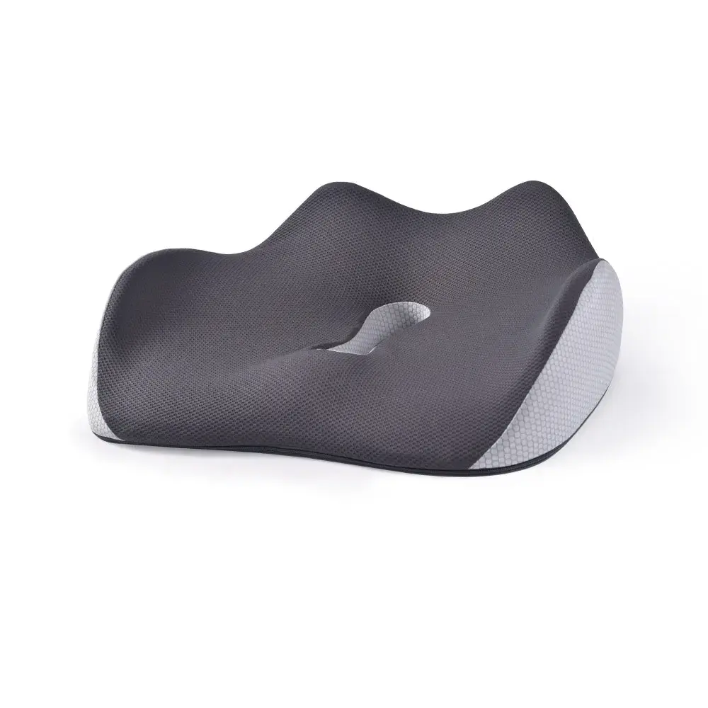 Cojín ergonómico para aliviar el dolor relleno de espuma viscoelástica cojín de asiento cómodo y transpirable