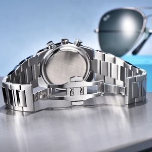 Montres Benyar pour hommes 2025, 5204 chronographe, sport, étanche, acier inoxydable, Relojes Hombre - Product Image 2
