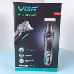 Vgr lamina V-360 e lame a doppio lato rasoio professionale impermeabile elettrico barba rasoio rasoio per uomo - Product Image 2