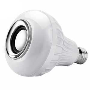 Bombillas <span class=keywords><strong>LED</strong></span> inteligentes para música, 12W, E27, RGB, altavoz <span class=keywords><strong>LED</strong></span> con 24 teclas de Control remoto - Product Image 4