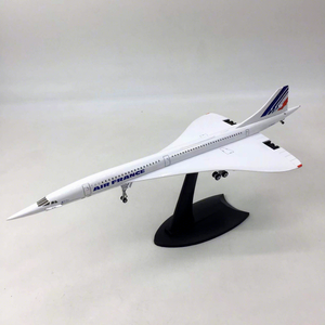 Modèle d'avion en métal moulé sous pression Air <span class=keywords><strong>France</strong></span> Concorde à l'échelle 1/200 <span class=keywords><strong>de</strong></span> 30 cm, cadeau <span class=keywords><strong>de</strong></span> collection avec trains d'atterrissage - Product Image 2
