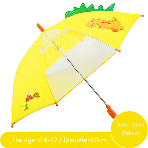 Haute Qualité Mignon De Dessin Animé de <span class=keywords><strong>Dinosaure</strong></span> Crochet Poignée Enfants Enfants <span class=keywords><strong>Parapluie</strong></span> Avec Un Design Transparent - Product Image 6