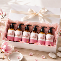 Huile de massage à la magnolia japonaise naturelle, parfum floral de lavande, hydratante, adoucissante, coffret cadeau spa pour le corps, OEM ODM 100ml
