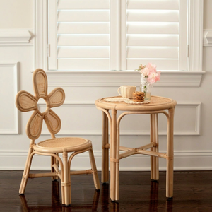 Fabricación personalizada disponible - Sillas infantiles de ratán de alta calidad - Tejidas con ratán natural, muebles infantiles - Product Image 1