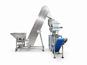 Machine d'emballage verticale compacte et économique à trois soudures latérales pour sachets <span class=keywords><strong>de</strong></span> riz, <span class=keywords><strong>sucre</strong></span>, noix mélangées et granulés - Product Image 6
