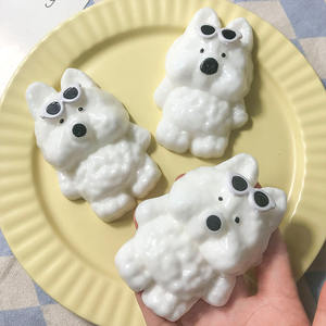 Juguetes Antiestrés Suaves de TPE con Diseño de Perro de Dibujos Animados, Novedades Unisex, Juguetes Blandos de Perro para Apretar, Venta al por Mayor - Product Image 4