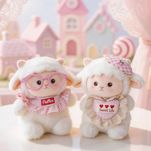 Peluche personnalisée OEM/ODM en forme de photographe <span class=keywords><strong>mouton</strong></span> avec lunettes et appareil photo - Adorable poupée en peluche <span class=keywords><strong>mouton</strong></span> personnalisée pour cadeaux et décoration - Product Image 3