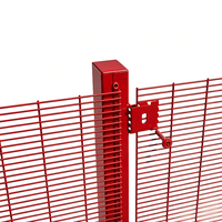 Clôture en treillis anti-escalade 358 galvanisée à chaud, clôture de périmètre haute sécurité pour la protection de la base