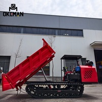 5 Tonnen Euro 5 Diesel Neuer Raupendumper mit Verstärktem Schwerlastchassis Linkslenkung Extrem Starke Steigfähigkeit