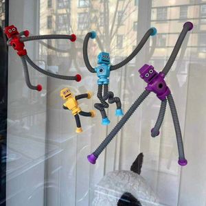 Jouet anti-stress en plastique éducatif pour enfants Girafe télescopique avec ventouse pour les enfants de 5 à 7 ans - Product Image 3