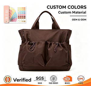 Custom Large Fashion Waterpoof <strong>Canvas</strong> <strong>Tote</strong> Bag Nylon Bags <strong>Totes</strong> for Travelling - Product Image 1