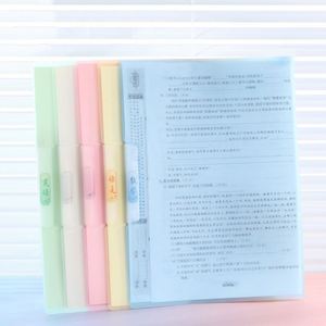 Large Capacity A3 Folding Rotating Side Open PP Rod <b>Clip</b> Folder Universal Test Paper Sorting Storage Organzied for Students - Product Image 2