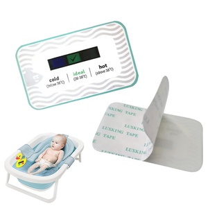 Miếng Dán Thẻ Kiểm Tra Nhiệt Độ Tắm Cho Trẻ Sơ Sinh Trẻ Sơ Sinh Có Màn Hình <span class=keywords><strong>Lcd</strong></span> Dính Chắc Chắn Chống Thấm Nước - Product Image 1