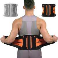Ceinture de soutien lombaire sportive biomimétique en acier, double pression, respirante et réglable