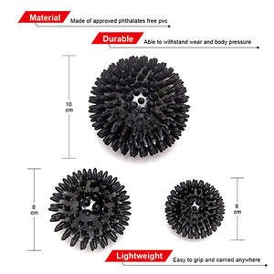 Pelota de masaje deportiva y de entretenimiento dura y suave de 8cm de rendimiento optimizado para un mejor rendimiento atlético para uso en interiores/exteriores - Product Image 1