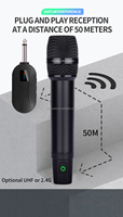 Microphone sans fil Aidi USB/Type C/XLR avec suppression du bruit et lumières LED - Personnalisation un à un
