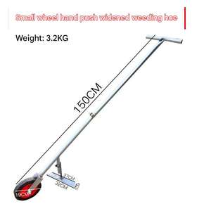 ชุดจอบเหล็กสำหรับการเกษตรแบบ5ล้อ1-in-1ทำจากสเตนเลสสตีลเครื่องมือกำจัดวัชพืชในสวนด้วยมือ - Product Image 4