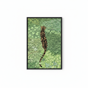 Printed Safari Canvas - Tiger Wall Art Decor for Animal Lovers,<b>BLACK</b> <b>FRAMED</b> CANVAS - Product Image 2