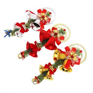 Campana de Navidad Adornos colgantes Vacaciones Jingle Bells Puerta Colgador de pared <span class=keywords><strong>Chimenea</strong></span> Decoración Plástico - Product Image 2
