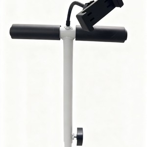 Mini stepper silencieux avec poignée hydraulique et support pour téléphone portable, vélo d'exercice d'intérieur, modèle Step10-1, 62x42x42cm, noir - Product Image 4