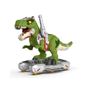 卡通恐龙造型滑板车，带迪诺声音音乐喷雾电动滑板车儿童骑乘车 - Product Image 1