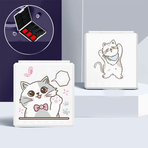 Étui de rangement magnétique antichoc et résistant à la pression pour 12 cartes de <span class=keywords><strong>jeu</strong></span> <span class=keywords><strong>Nintendo</strong></span> <span class=keywords><strong>Switch</strong></span> 2 avec doublure en silicone - Product Image 4