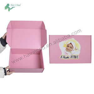 กล่องใส่วิกผมกล่องของขวัญสำหรับการต่อผมกล่องจดหมายแบบพับได้พร้อมโลโก้ - Product Image 2