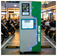 Machine de lavage automatique de casques à vapeur, distributeur automatique de nettoyage de casques, machine double de lavage et séchage de casques
