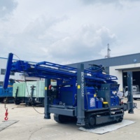 Machine de forage de puits d'eau d'occasion BDM-350m, tour de forage de 6,6 m pour une profondeur de forage de 350 m