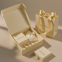 Lionwrapack Boîte à Bijoux Tiroir en Carton Personnalisée OEM, Coffrets Cadeaux pour Colliers, Boucles d'Oreilles, Bracelets et Bagues
