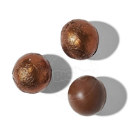 Saint Valentin Sweet Treat Prix d'usine Boule chaude Chocolat au lait solide Bombe remplie de guimauve Chocolat au lait composé foncé