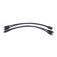 Cable Divisor USB-C Hembra a Doble USB-C Hembra en Forma de Y, Adaptador de Extensión USB C 1 a 2 para Carga