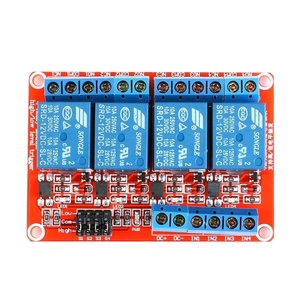 ใหม่ 12V 4 ช่องรีเลย์โมดูลทริกเกอร์ระดับสูงต่ำพร้อมเอาต์พุตรีเลย์ออปโตคัปเปลอร์ 4 ทิศทางรีเลย์โมดูล - Product Image 2