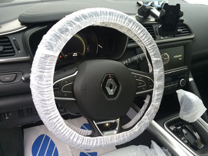Vente directe du fabricant, housses <span class=keywords><strong>de</strong></span> protection pour <span class=keywords><strong>voiture</strong></span> blanches jetables, ensemble 5 en 1, protecteur d'intérieur <span class=keywords><strong>de</strong></span> <span class=keywords><strong>voiture</strong></span> en plastique, Aoma - Product Image 4