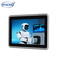 PC Panel Industri 17 Inci 1280x1024 Dpi Tanpa Kipas Layar Sentuh Resistif Intel I5-4200U HD 2 COM RS232/485 LVDS untuk Stasiun Timbangan