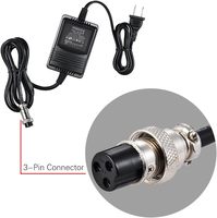 Console de mixage 18V 350ma Adaptateur secteur Connecteur 3 broches Entrée 110V Prise US Prise 16W Type de sortie CC
