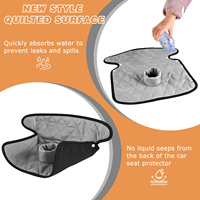 Nouvelle conception de tapis de protection pour poussette, chaise haute et siège auto, multi-usages, imperméables et anti-fuites