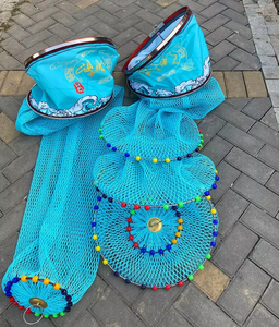 Protège-poisson pliable en caoutchouc avec filet de maintien en acier inoxydable et nylon, accessoires de pêche à la carpe pour utilisation en lac - Product Image 6