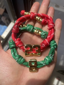 Thanh Nguyên Phong Cách Mới Tùy Chỉnh Số Thư Vòng Đeo Tay Màu Dây Có Thể Điều Chỉnh Vòng Đeo Tay Cho Phụ Nữ Đồ Trang Sức Thời Trang - Product Image 5