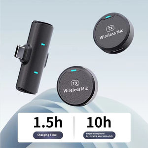 Lot de 2 microphones Lavalier sans fil magnétiques puissants pour IPhone, IPad, téléphone Android, mini microphone à revers pour l'enregistrement vidéo - Product Image 4