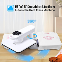 AP8-D Auto-Smart Release nouveau 15x15 numérique T-Shirt presse à chaud Machine Sublimation vinyle imprimante à plat pour tissu de transfert de chaleur
