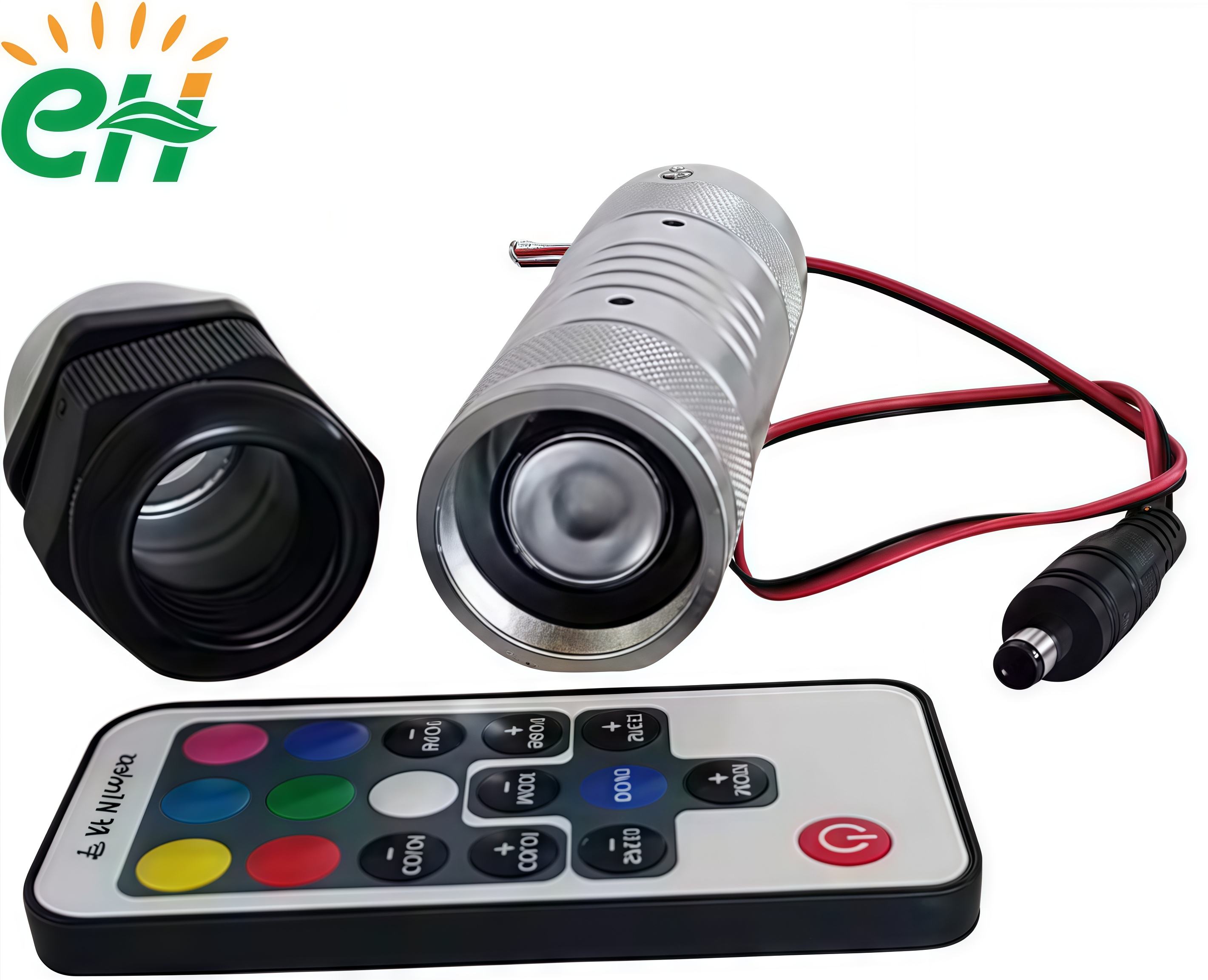 LG-7W-RFVC-Y Corps argenté 7W RF+Contrôle sonore