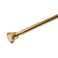 Barre de rideau personnalisée de haute qualité pour salle de bain tige de tension à ressort tringles à rideau de douche en or tringle de douche réglable en or