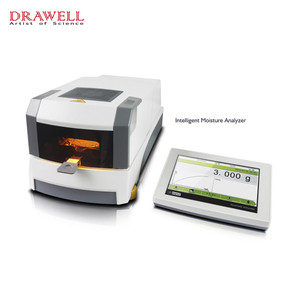 เครื่องวิเคราะห์ความชื้นอัตโนมัติ Drawell DW-200MS ความจุ 210 กรัม หน้าจอสัมผัส 7 นิ้ว เครื่องทดสอบควบคุมคุณภาพอุตสาหกรรม - Product Image 6