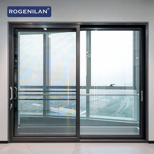 ผนัง<span class=keywords><strong>กั้น</strong></span><span class=keywords><strong>ห้อง</strong></span>แบบเลื่อนกระจกนิรภัยสองชั้นพร้อมฉนวนกันความร้อน Rogenilan ประตูกระจกอลูมิเนียมสำหรับตกแต่งภายในบ้าน - Product Image 3